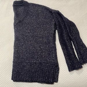 Vince Navy Cropped Sweater